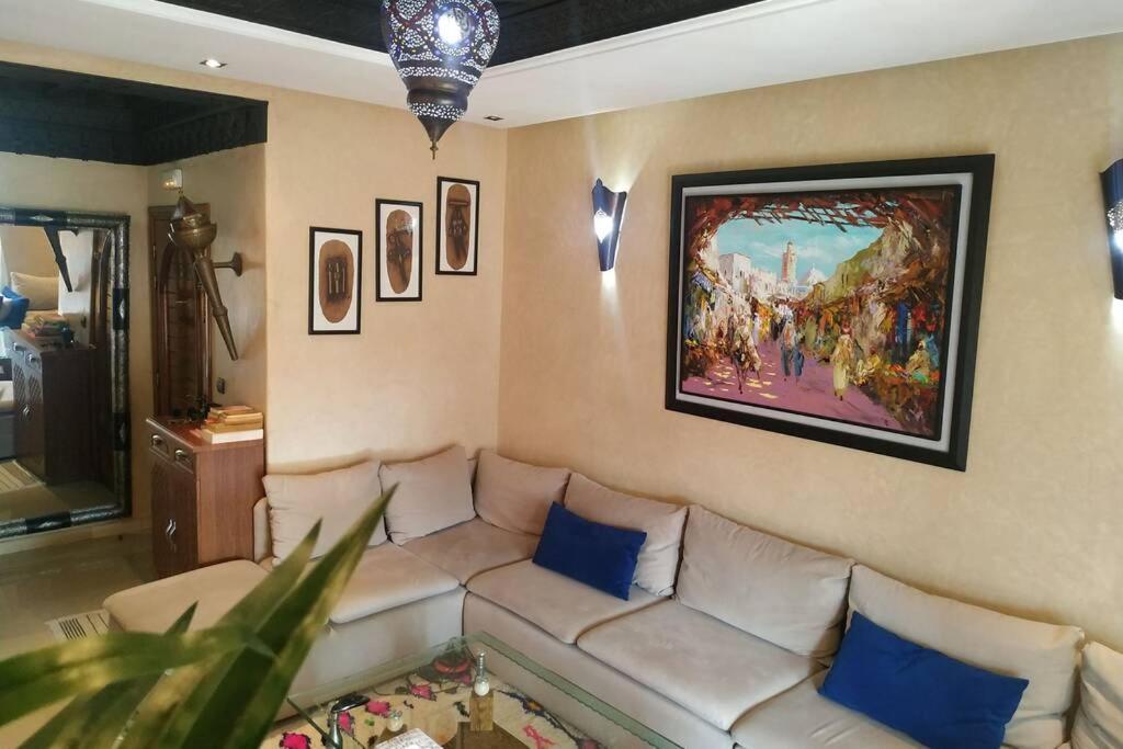 Superbe appartement en résidence privée devant la mer avec piscine Bouznika Extérieur photo